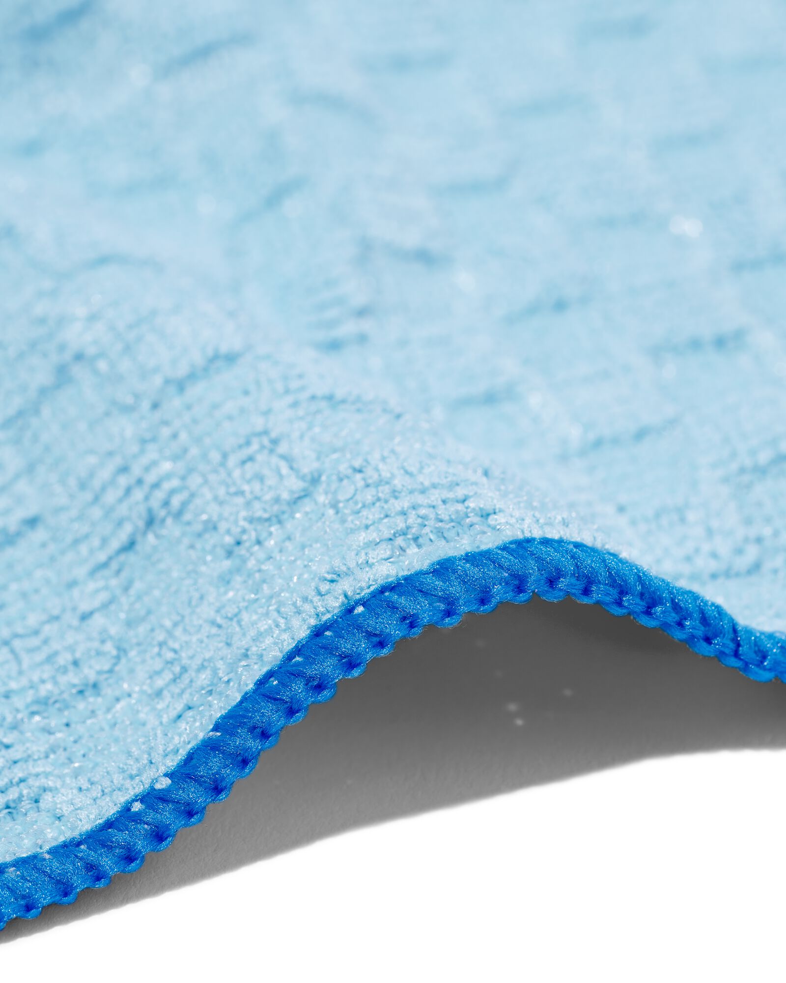 chiffon microfibre textur&eacute; 35x35 bleu - 20530017 - HEMA