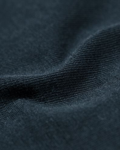 dames T-shirt slim fit o-hals donkerblauw donkerblauw - 36301870DARKBLUE - HEMA