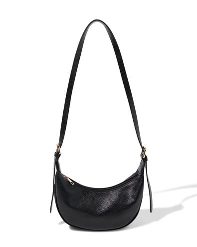 Umhängetasche aus Kunstleder, Schwarz - 18750002 - HEMA