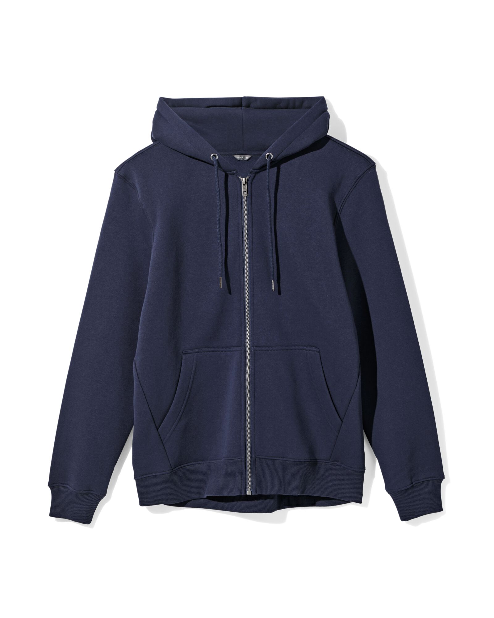 Herren-Sweatjacke mit Kapuze dunkelblau dunkelblau - 2113740DARKBLUE - HEMA