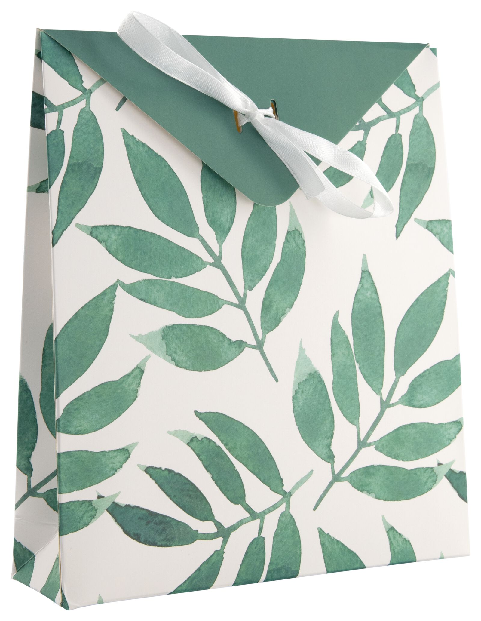 2 sacs cadeau enveloppe en papier 20.5x18x5 feuilles - 14700595 - HEMA