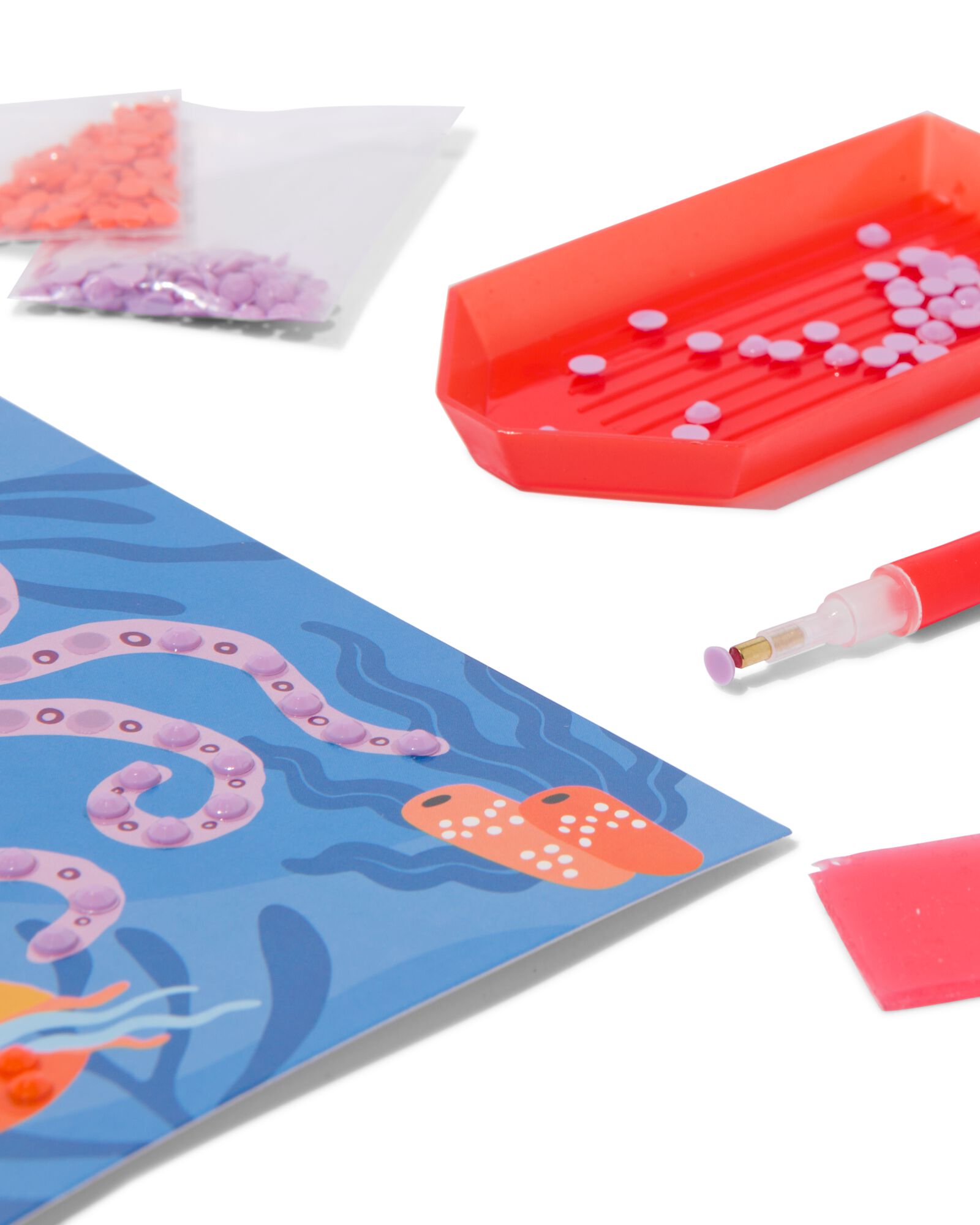 cr&eacute;ations en diamants cartes vie sous-marine A6 - 15940050 - HEMA