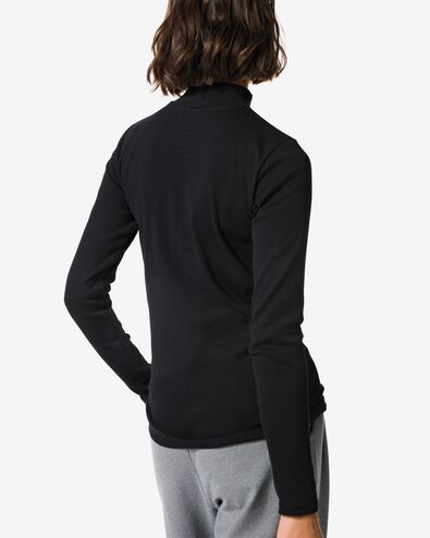 Damentop Clara gerippt schwarz schwarz - 36364870BLACK - HEMA