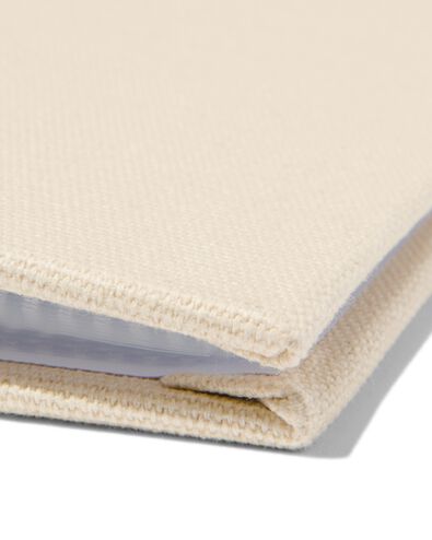 Einsteckalbum, 13 x 17 cm, Leinen, ecru - 14650208 - HEMA