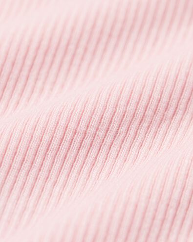 newborn meegroei overslag body rib lichtroze lichtroze - 33438720LIGHTPINK - HEMA