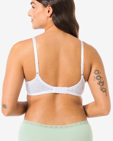 Feder-BH In Weiß – Sexy Accessoire Für Partys, Karneval & Strand, Größe B 80/85