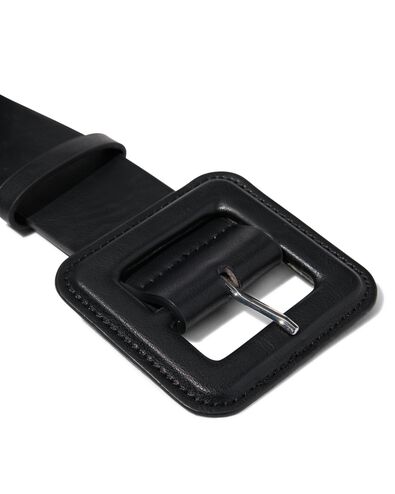 ceinture large pour dames  noir noir - 16350215BLACK - HEMA