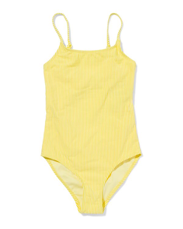 maillot de bain enfant ray&eacute; jaune jaune - 22250080YELLOW - HEMA