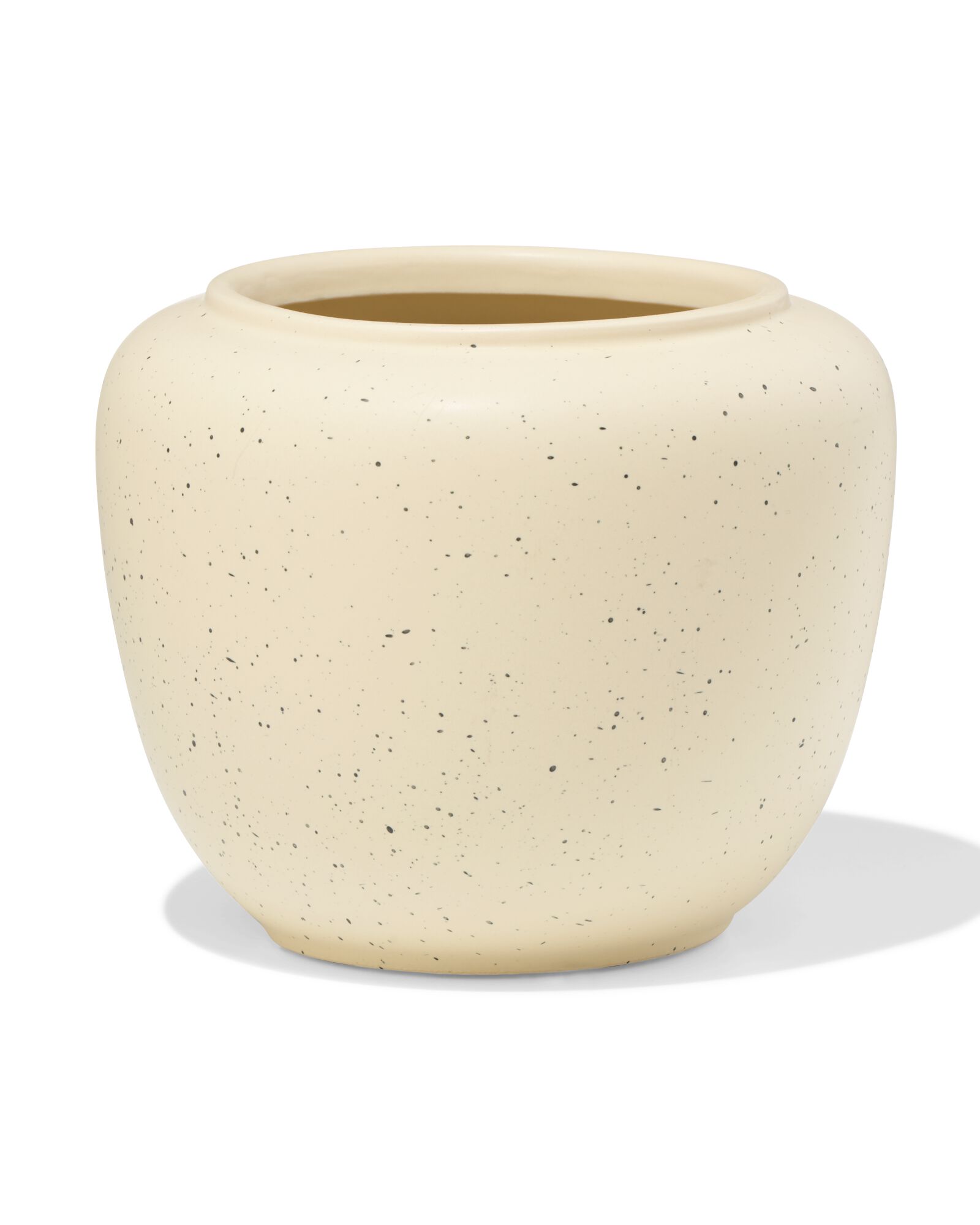 cache-pot ⌀16x13,4 cm c&eacute;ramique mouchet&eacute;e sable - 13325018 - HEMA