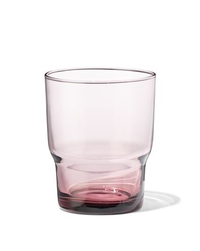 verre &agrave; eau 300ml rouge bordeaux - 9401163 - HEMA