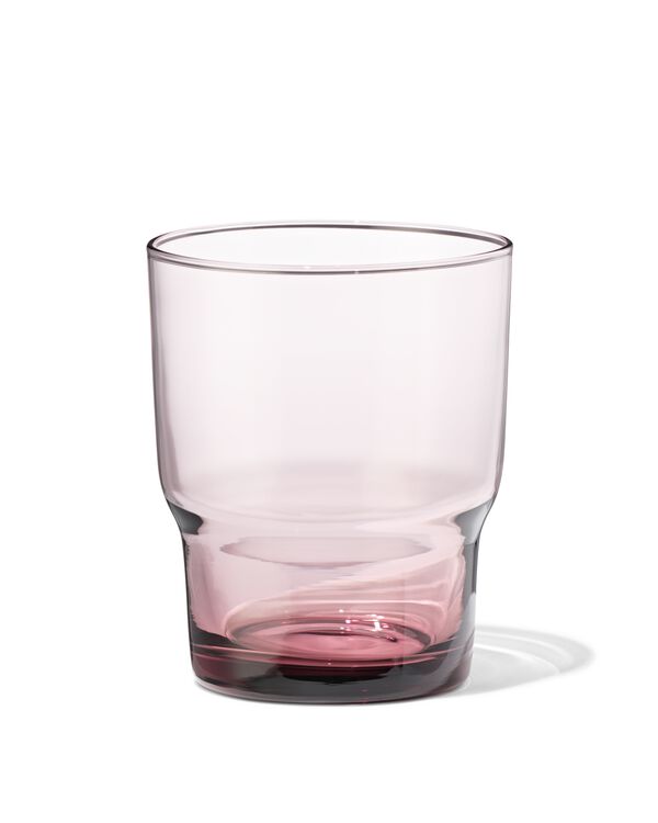 verre &agrave; eau 300ml rouge bordeaux - 9401163 - HEMA
