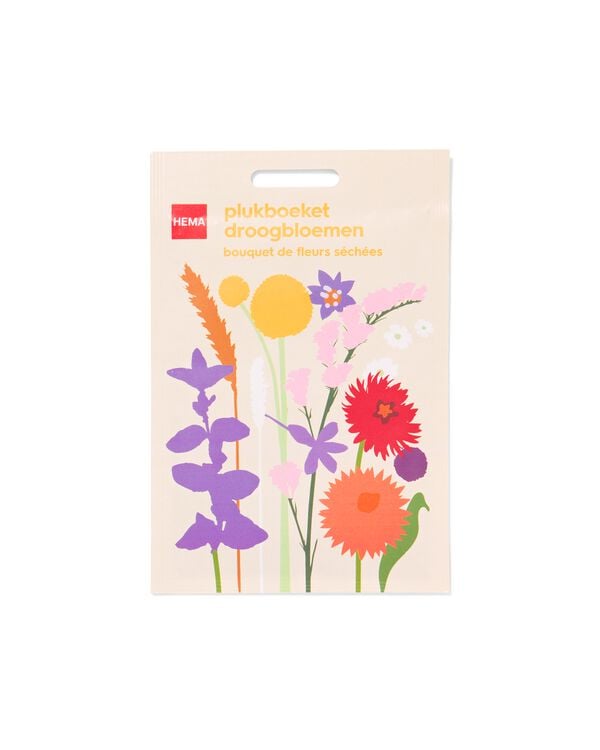 bloemzaad plukboeket droogbloemen - 41800642 - HEMA