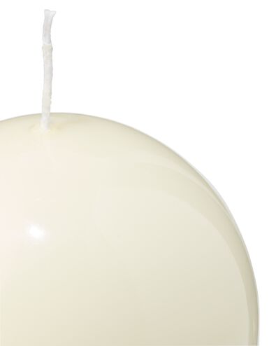 bougie boule ⌀10x10cm ivoire - 13506134 - HEMA
