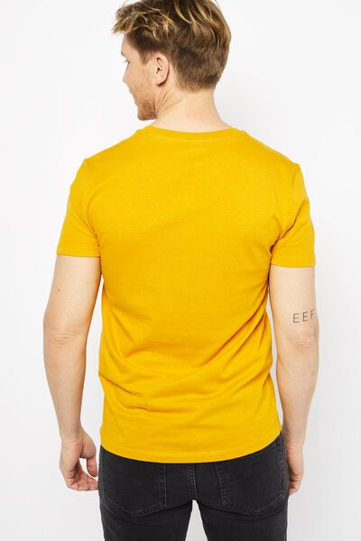 Larry Belmont elf Reserveren heren t-shirt geel - HEMA