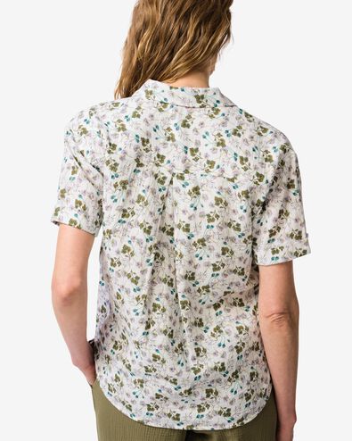 damesblouse Kai mousseline bloemen  multi - 36303560MULTI - HEMA