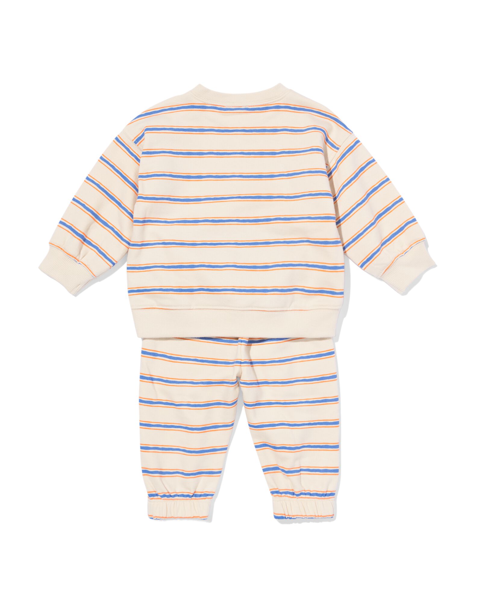babykledingset comfy fit strepen ecru ecru - 33185070ECRU - HEMA