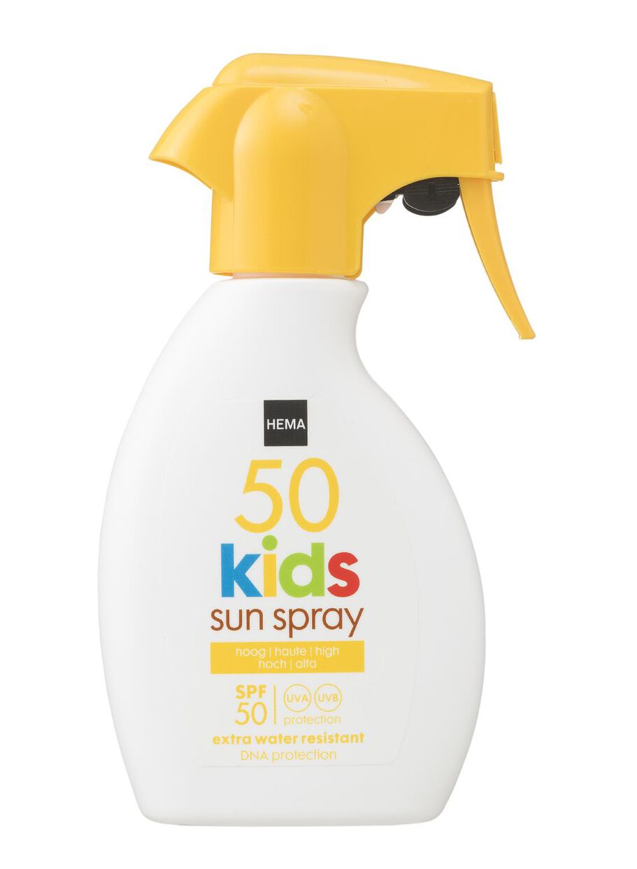 Mail Accor Ga naar het circuit children's sun milk spray SPF 50 - HEMA