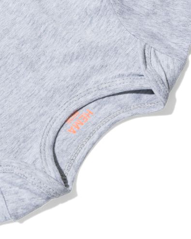 body stretch grijsmelange - 1000011997 - HEMA