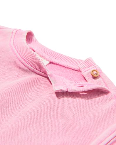 pull b&eacute;b&eacute; tissu sweat  rose rose - 33057270PINK - HEMA