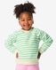 Kinder-Sweatshirt, Streifen grün 158/164 - 30779262 - HEMA