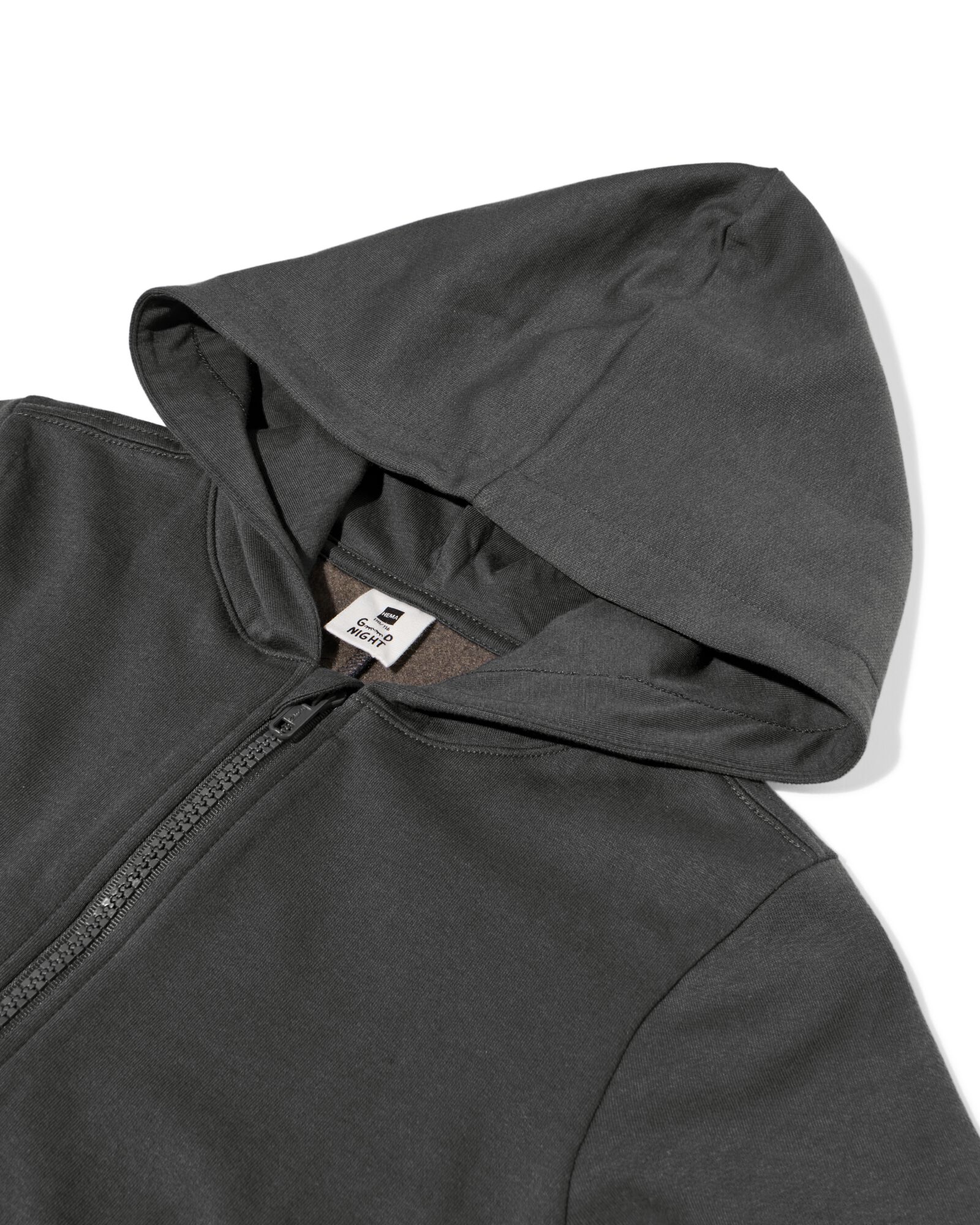 kinderonesie sweatstof antraciet antraciet - 23004560ANTHRACITE - HEMA