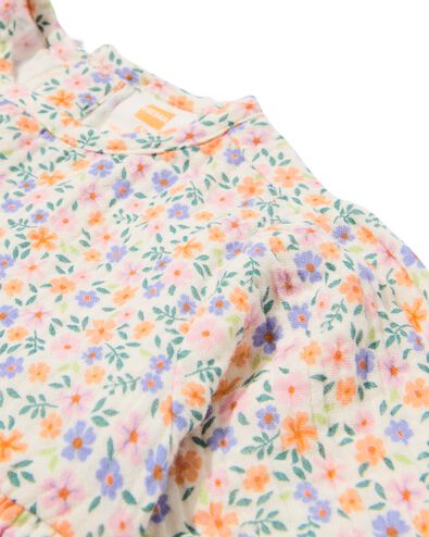 robe bébé mousseline fleurs blanc cassé - 33077860OFFWHITE - HEMA