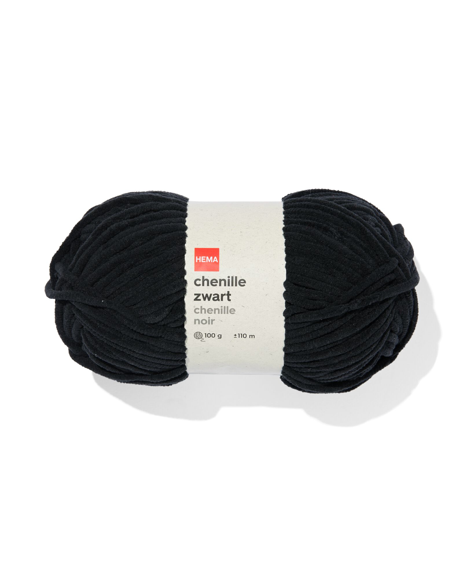 fil chenille noir 100g 110m - 60760032 - HEMA
