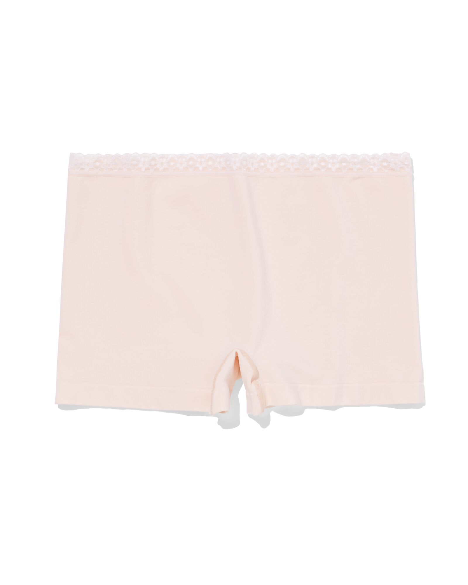 damesboxer naadloos micro met kant naturel naturel - 19603066NATURAL - HEMA