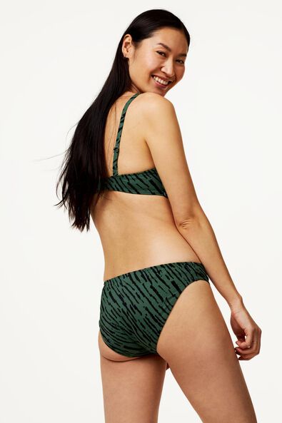 haut de bikini femme sans armature - zébré vert armée - 1000022860 - HEMA