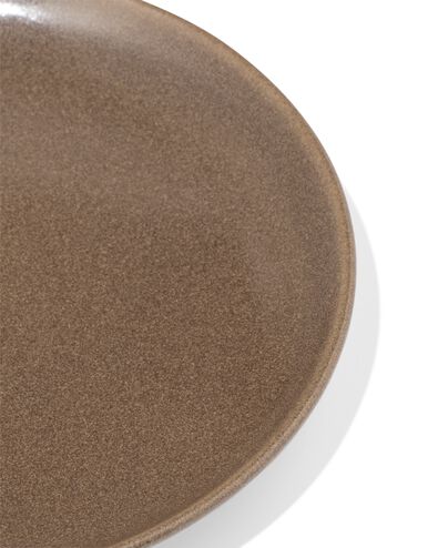 assiette &agrave; g&acirc;teau &Oslash; 16 cm PUUR &eacute;mail r&eacute;actif brun fonc&eacute; - 9650178 - HEMA