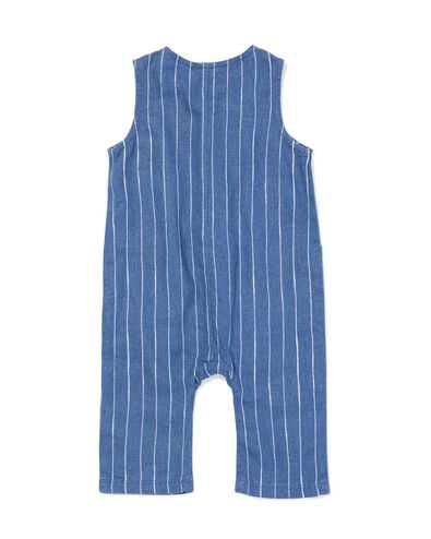 combinaison b&eacute;b&eacute; lin rayures bleu bleu - 33186270BLUE - HEMA
