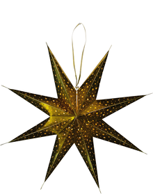 étoile de Noël éclairage LED 68 cm doré - 25520010 - HEMA