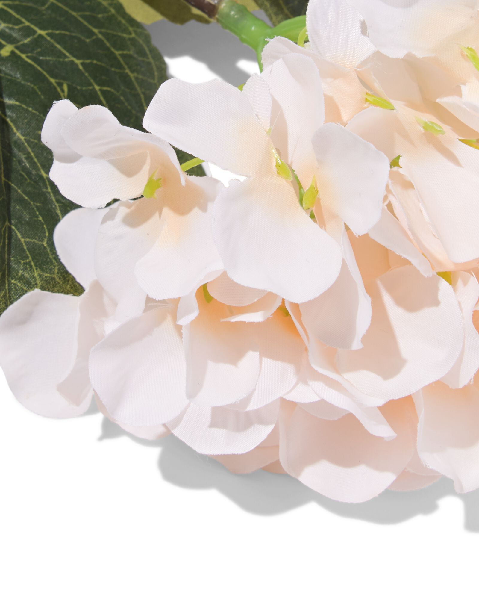 fleur artificielle hortensia 55cm blanc - 41300108 - HEMA