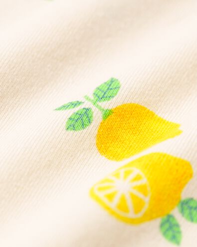 body en coton extensible fruit jaune - 33337240YELLOW - HEMA