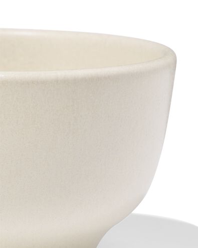 bol haut &Oslash;7cm PUUR gla&ccedil;ure r&eacute;active blanc cass&eacute;  - 9650143 - HEMA