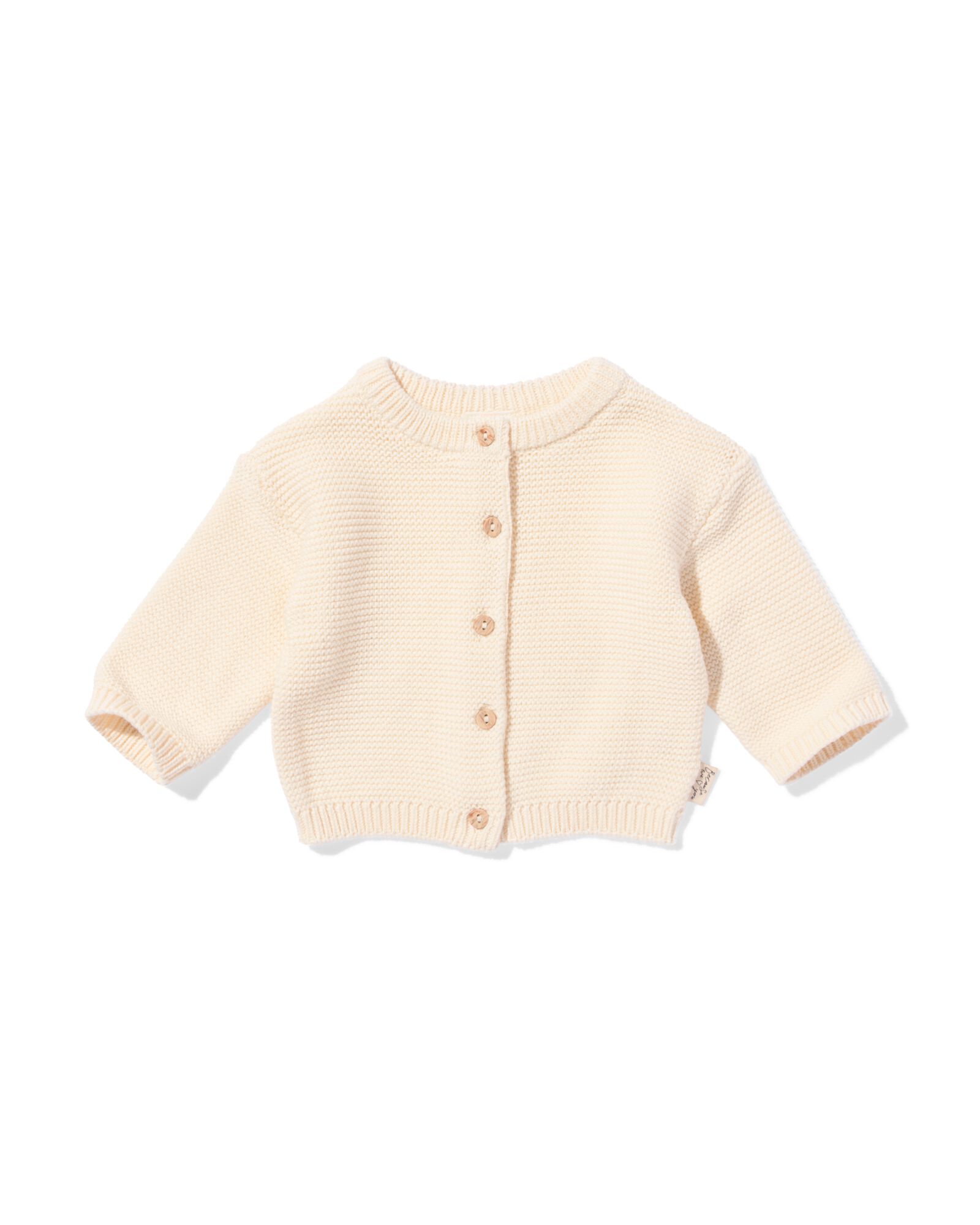cardigan nouveau-n&eacute; maille fine &eacute;cru &eacute;cru - 33446320ECRU - HEMA