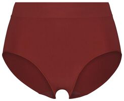 slip femme taille haute sans coutures micro rouge rouge - 1000027809 - HEMA