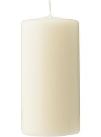 grosse bougie ivoire ivoire - 1000015637 - HEMA