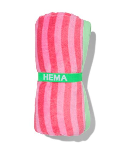 serviette de plage enfant 80 x 140 cm hippocampe velours - 5250053 - HEMA