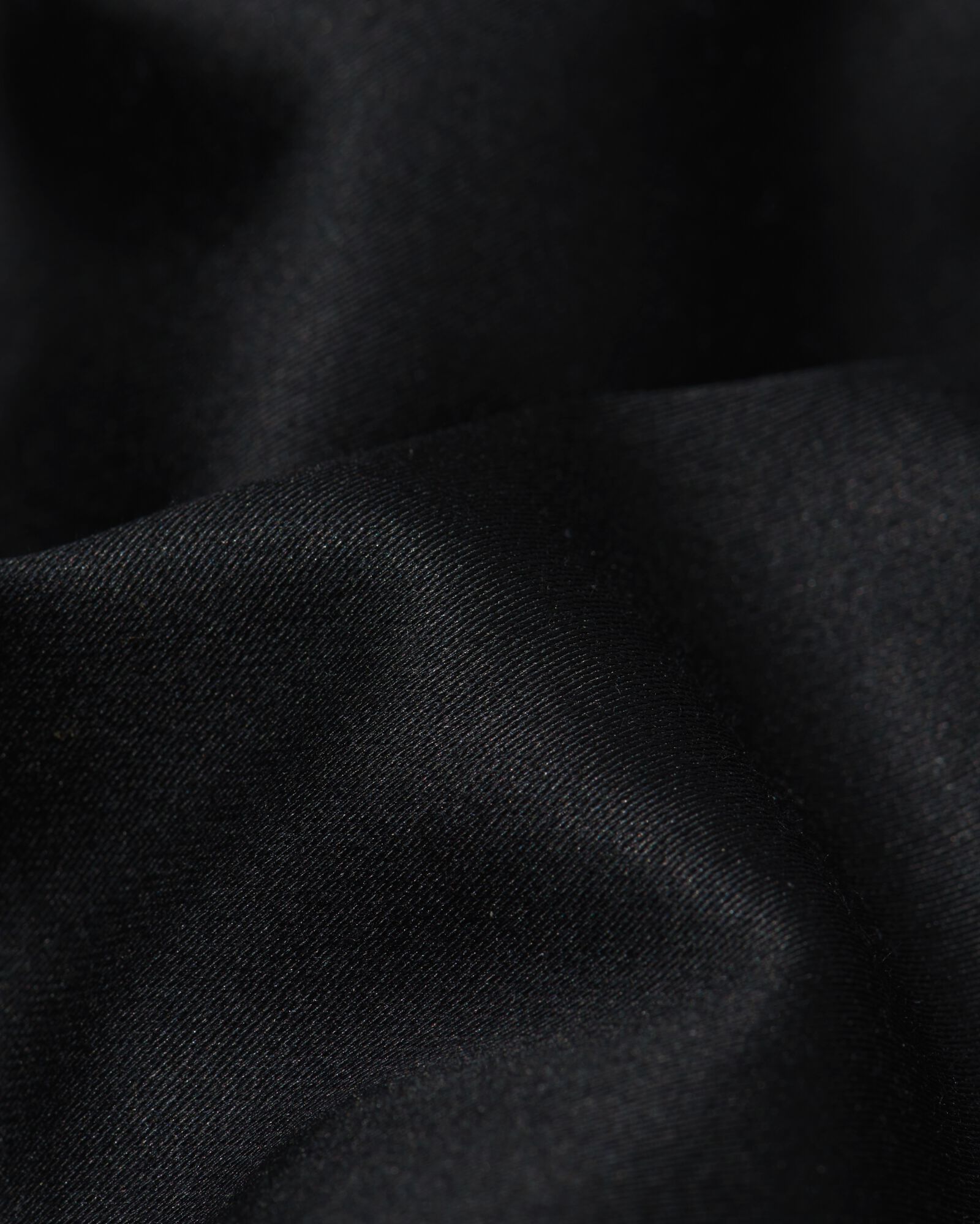 housse de couette 200x200/220 cm coton h&ocirc;tel satin noir - 5790274 - HEMA