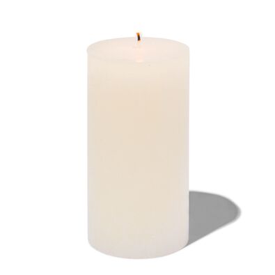 bougie rustique &Oslash;7x13 cm ivoire ivoire 7 x 13 - 13503144 - HEMA