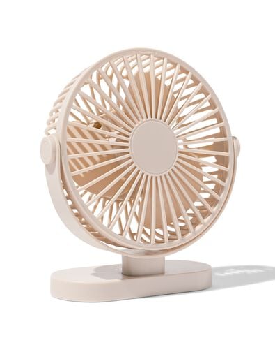 ventilateur de bureau ⌀17,5cm beige - 80200043 - HEMA