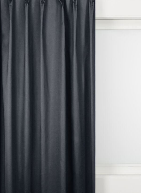 gordijnstof Andria verduisterend blauw blauw - 2000000257 - HEMA