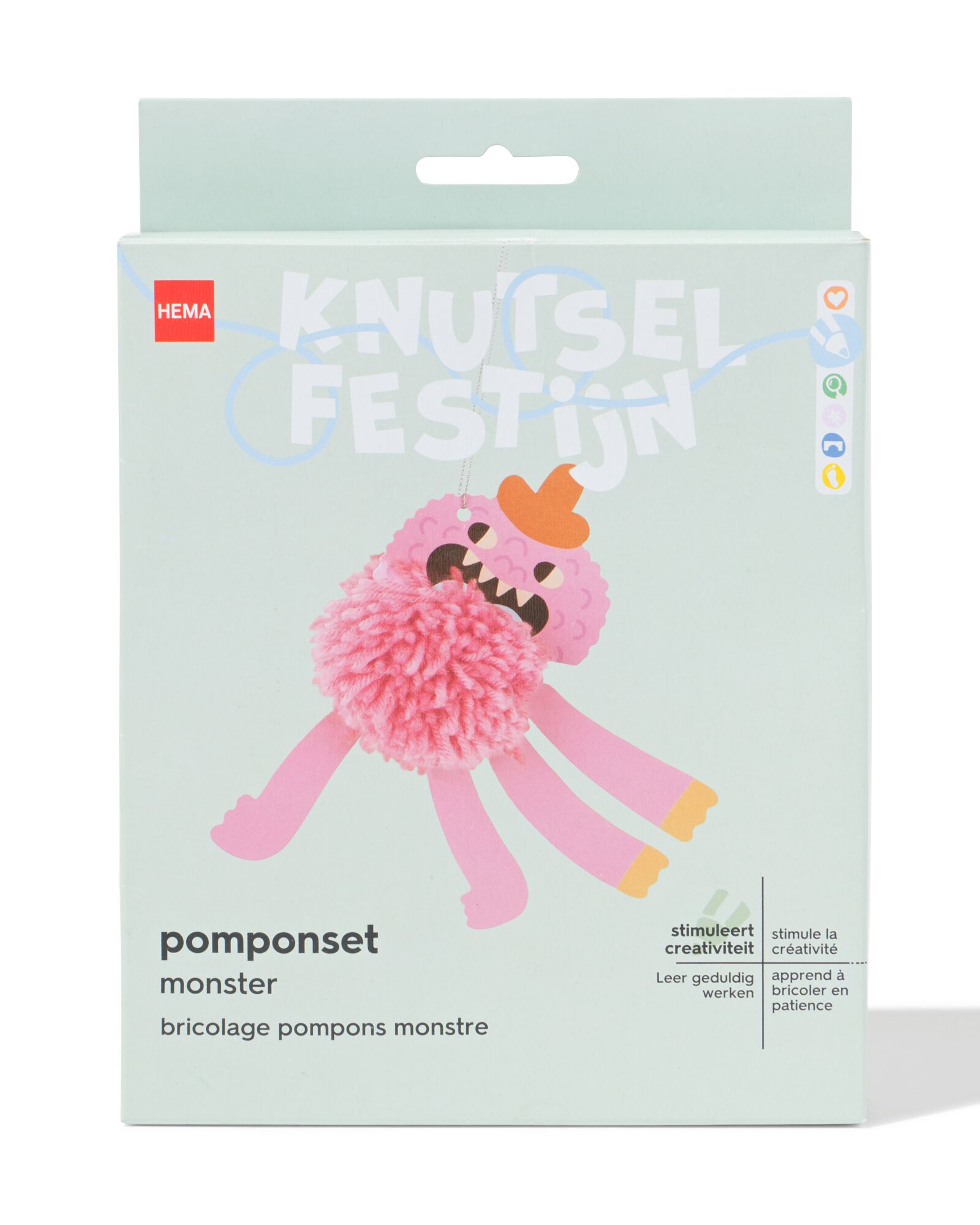 pomponset monster - 15900342 - HEMA