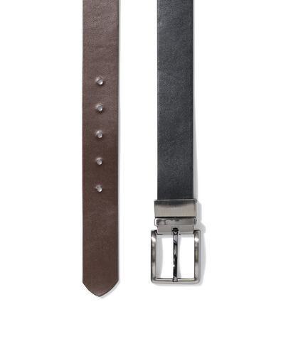 Wendeg&uuml;rtel f&uuml;r Herren, 3,5 cm schwarz schwarz - 2410090BLACK - HEMA