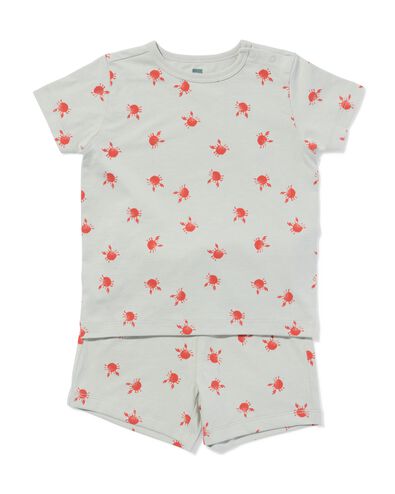 pyjacourt b&eacute;b&eacute; crabes bleu clair bleu clair - 33301860LIGHTBLUE - HEMA