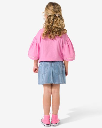 kinderrok strepen lichtblauw lichtblauw - 30850079LIGHTBLUE - HEMA