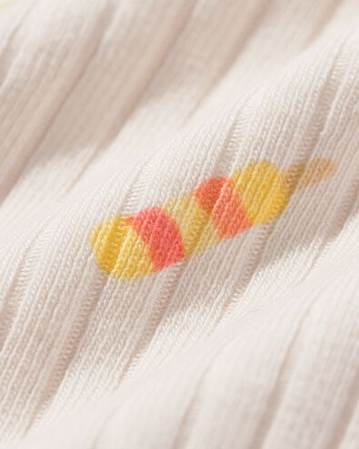 Mitwachsender Baby-Strampler LENZING&trade; ECOVERO&trade;, gerippt, Eist&uuml;ten eierschalenfarben eierschalenfarben - 33303360OFFWHITE - HEMA