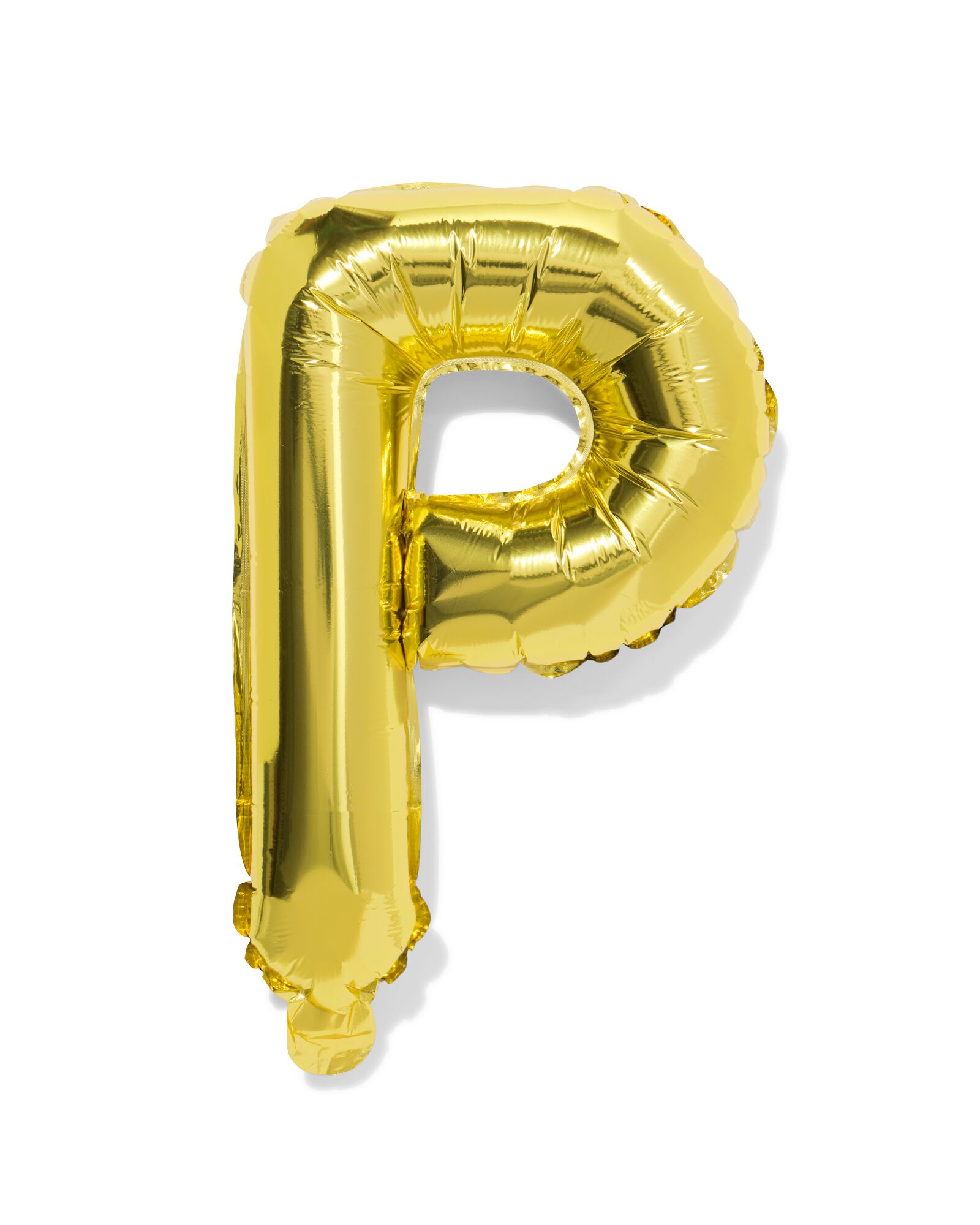 ballon aluminium lettre P 30cm dor&eacute; - 14260046 - HEMA