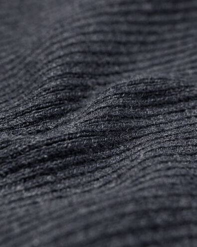 gilet maill&eacute; et c&ocirc;tel&eacute; pour femmes bleu fonc&eacute; - 36272460DARKBLUE - HEMA